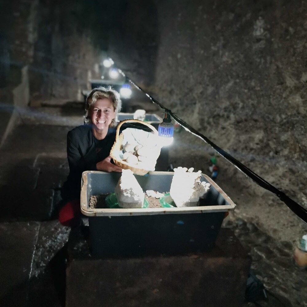 Ausstellungmacherin Michaela Maria Fuchs